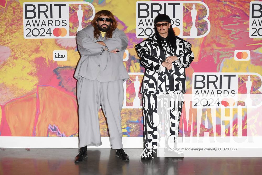 BRIT Awards 2024 LONDON, ENGLAND - MARCH 02: Robin Schulz and Oliver Tree attending the BRIT Awards 2024 at Magazine, Greenwich on March 02, 2024 in London, England CAP MAR MAR Great Britain