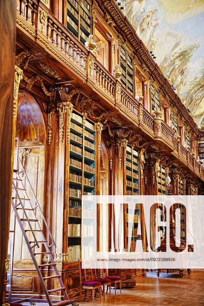 Bibliothek von Kloster Strahov, Prag Bibliothek von Kloster Strahov, Prag (License=RF)