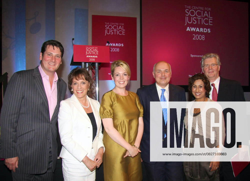 Tony Hadley, Ester Rantzen, Olivia Colman, Iain Duncan Smith, Saira Kahns and James Fox Centre For Social Justice Awards 2008 inside at the The Great Hall at JP Morgan. London, England - 16.07.08, London, United Kingdom Gabor Scott WENN 1979442