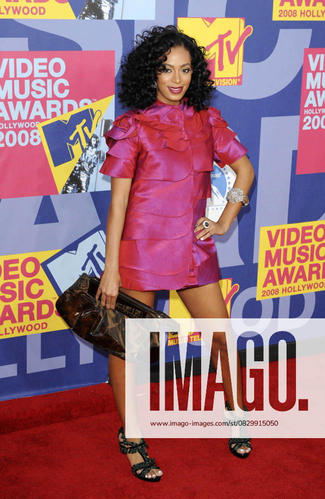 VMAARRIVALS RICH Sept. 7, 2008 - London - K59530.THE 2008 MTV MUSIC VIDEO AWARDS ARRIVALS,HELD AT PARAMOUNT PICTURES STUDIO LOT,HOLLYWOOD CALIFORNIA, 09-07-2008. MARK CHILTON- - 2008.SOLANGE KNOWLES.