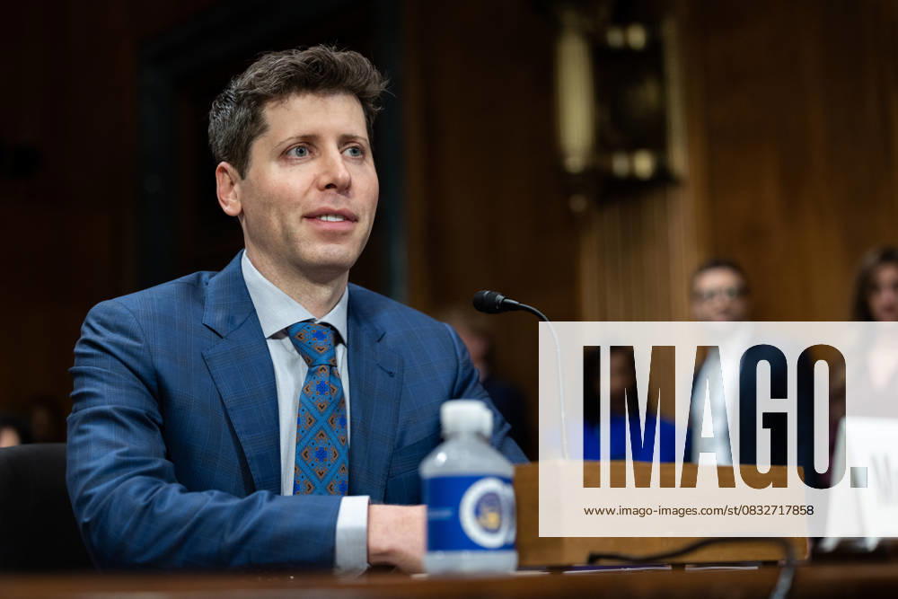 OpenAI CEO Testifies on Artificial Intelligence WASHINGTON DC, UNITED STATES - MAY 16: Open AI’s CEO Sam Altman testifies at an oversight hearing by the Senate Judiciary’s Subcommittee on Privacy, Technology, and the Law to examine A.I., focusing on rules for artificial intelligence in Washington, DC on May 16th, 2023. Washington United States. Editorial use only. Please get in touch for any other usage.
