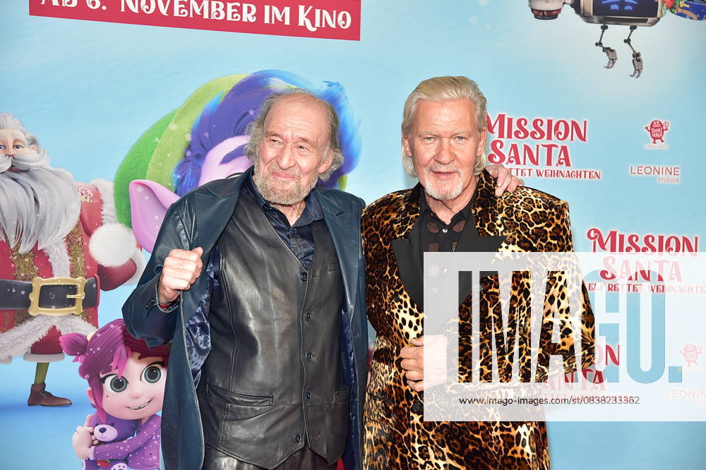 MISSION SANTA, ein ELf rettet Weihnachten Michael Mendl, Jonny Logan Ankuft, roter Teppich zur Premiere des Animationsfilmes fuer Kinder - MISSION SANTA, ein ELf rettet Weihnachten -in Berlin am 25.10.2025