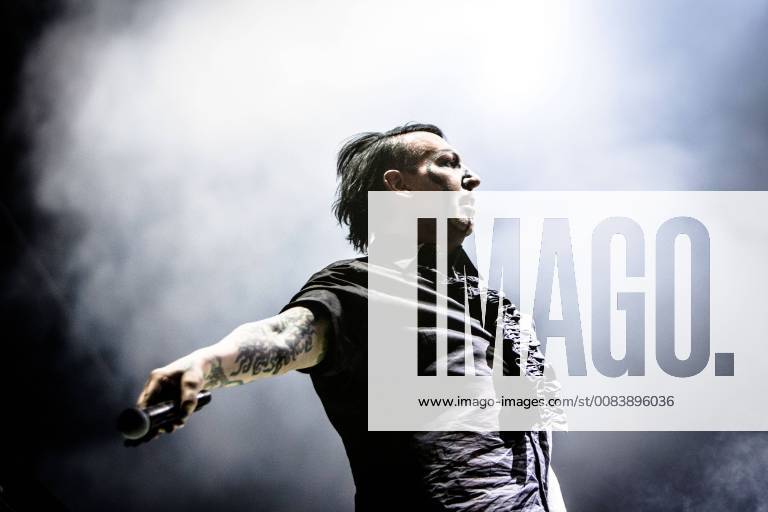 Milan, Milan, Italy - American singer and songwriter Marilyn Manson performs live in Milan, Italy, on June 19, 2018. Milan Italy - ZUMAn230 20180619_zaa_n230_1260