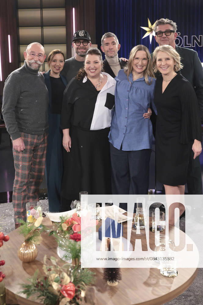 Horst Lichter, Carina Raddatz, Mark Forster, Meltem Kaptan, Micky Beisenherz, Franca Cerutti, Hans Sigl und Susan Link bei der Aufzeichnung der WDR-Talkshow Kölner Treff im WDR Studio BS 3. Köln