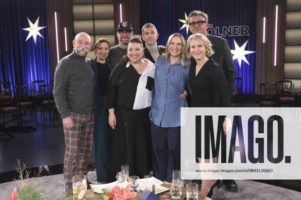 Horst Lichter, Carina Raddatz, Mark Forster, Meltem Kaptan, Micky Beisenherz, Franca Cerutti, Hans Sigl und Susan Link bei der Aufzeichnung der WDR-Talkshow Kölner Treff im WDR Studio BS 3. Köln