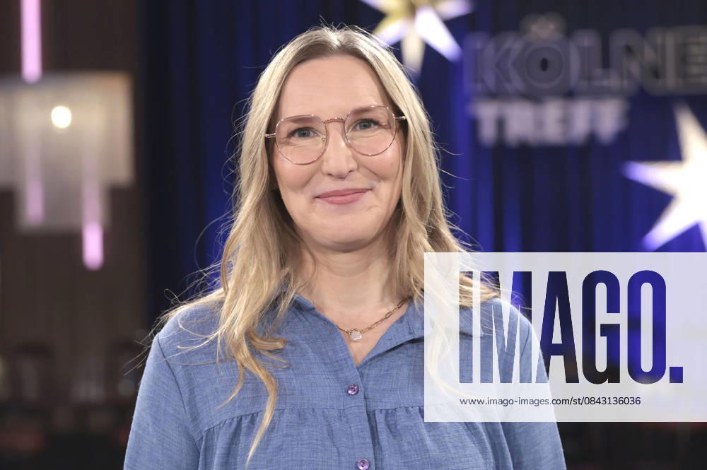Franca Cerutti bei der Aufzeichnung der WDR-Talkshow Kölner Treff im WDR Studio BS 3. Köln