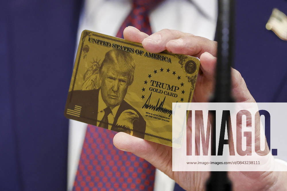 President Trump delivers remarks on lowering the prices of drugs and pharmaceuticals US President Donald Trump holds the Trump Gold Card during an event on lowering the prices of drugs and pharmaceuticals in the Roosevelt Room of the White House in Washington, DC, USA, 19 December 2025. WASHINGTON DISTRICT OF COLUMBIA United States