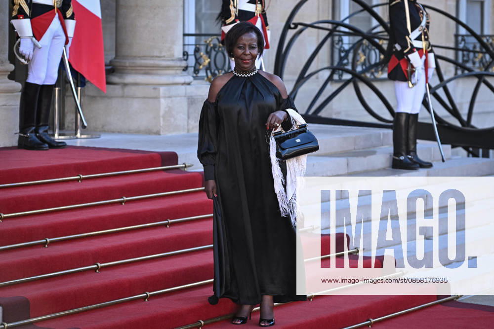 Invited guests arrive for a state dinner at the Elysee FA Secretary General of the Organisation internationale de la Francophonie (OIF) Louise Mushikiwabo arrives for a state dinner as part of Rwanda s President s visit at The Elysee Presidential Palace in Paris on June 2, 2026. Photo by Firas Abdullah ABACAPRESS.COM Paris Ile-de-France France