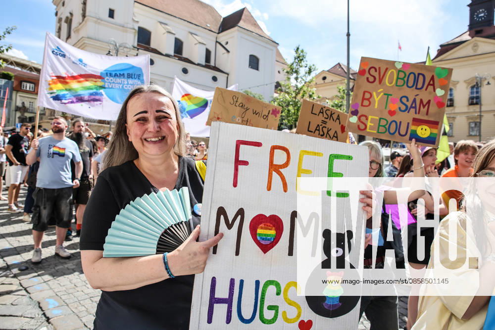 The Brno Pride Parade passed through the city centre as part of the Brno Pride Week 2026 event, in Brno, Czech Republic, on June 6, 2026. (CTKxPhoto MonikaxHlavacova) CTKPhotoP2026060604410 CTKPhotoP2026060604410