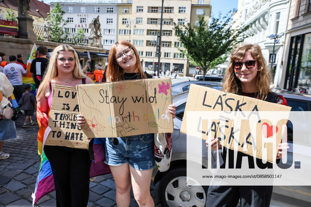The Brno Pride Parade passed through the city centre as part of the Brno Pride Week 2026 event, in Brno, Czech Republic, on June 6, 2026. (CTKxPhoto MonikaxHlavacova) CTKPhotoP2026060604411 CTKPhotoP2026060604411