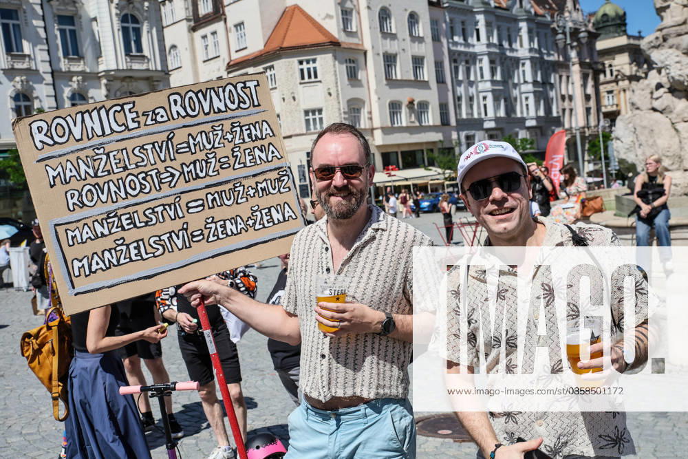 The Brno Pride Parade passed through the city centre as part of the Brno Pride Week 2026 event, in Brno, Czech Republic, on June 6, 2026. (CTKxPhoto MonikaxHlavacova) CTKPhotoP2026060604418 CTKPhotoP2026060604418