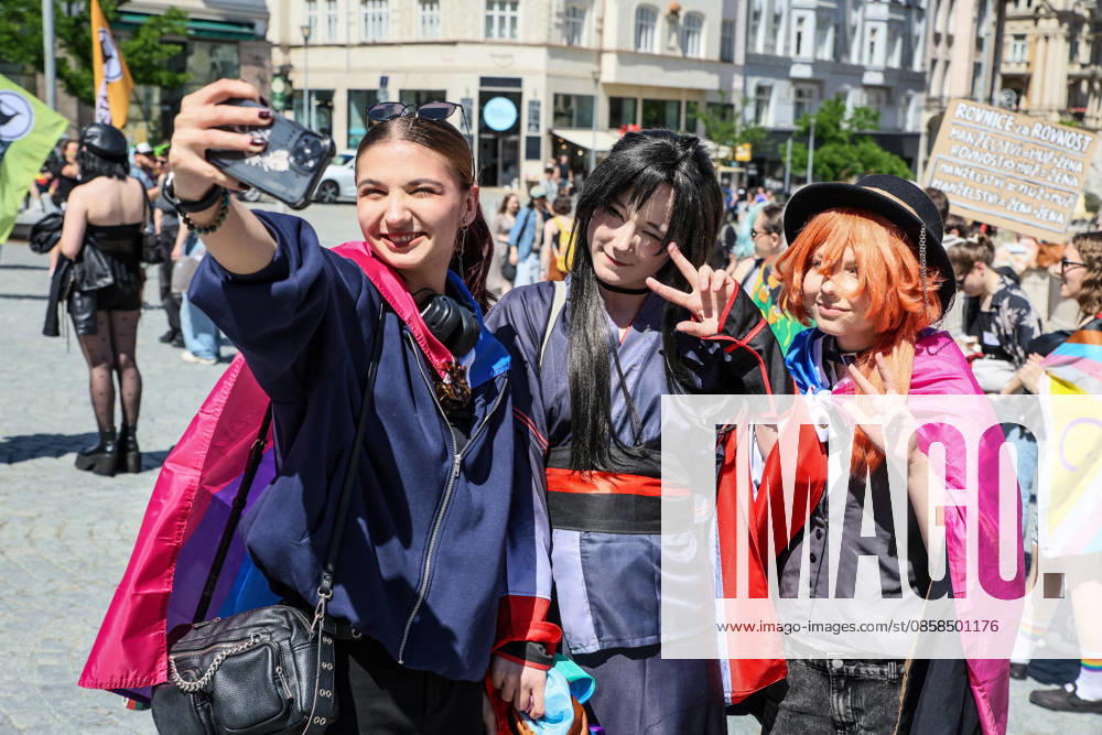 The Brno Pride Parade passed through the city centre as part of the Brno Pride Week 2026 event, in Brno, Czech Republic, on June 6, 2026. (CTKxPhoto MonikaxHlavacova) CTKPhotoP2026060604421 CTKPhotoP2026060604421