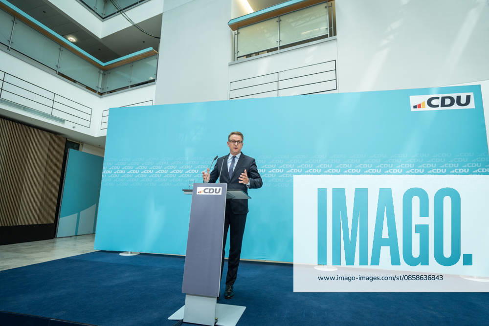 Carsten Linnemann, CDU-Generalsekretär, während der Pressekonferenz nach der Bundesvorstandssitzung;CDU Bundesvorstand und Gremiensitzungen am 08.06.2026, Berlin Berlin Deutschland Konrad-Adenauer-Haus, Bundespart