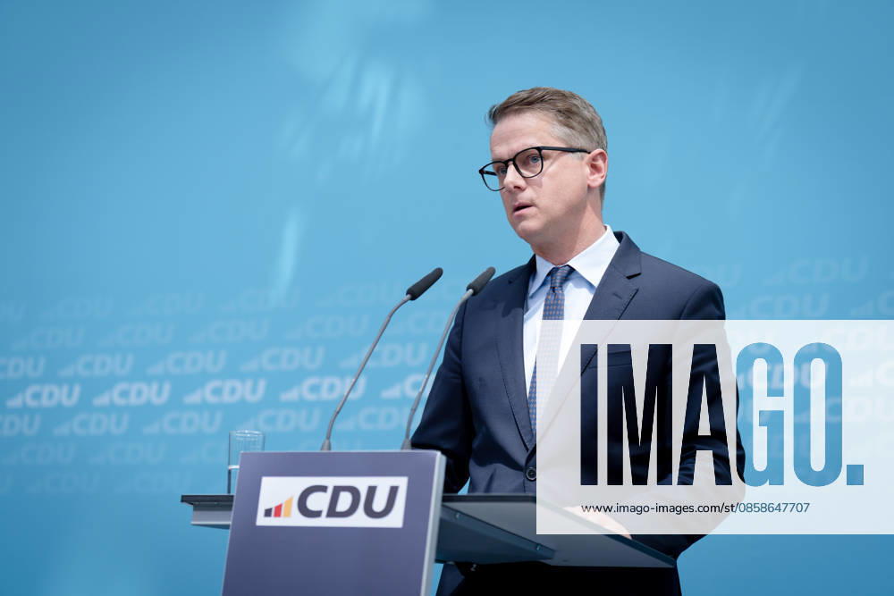 Berlin, Konrad-Adenauer-Haus, CDU Berlin, Generalsekretär, CDU, Carsten Linnemann Berlin Berlin GER