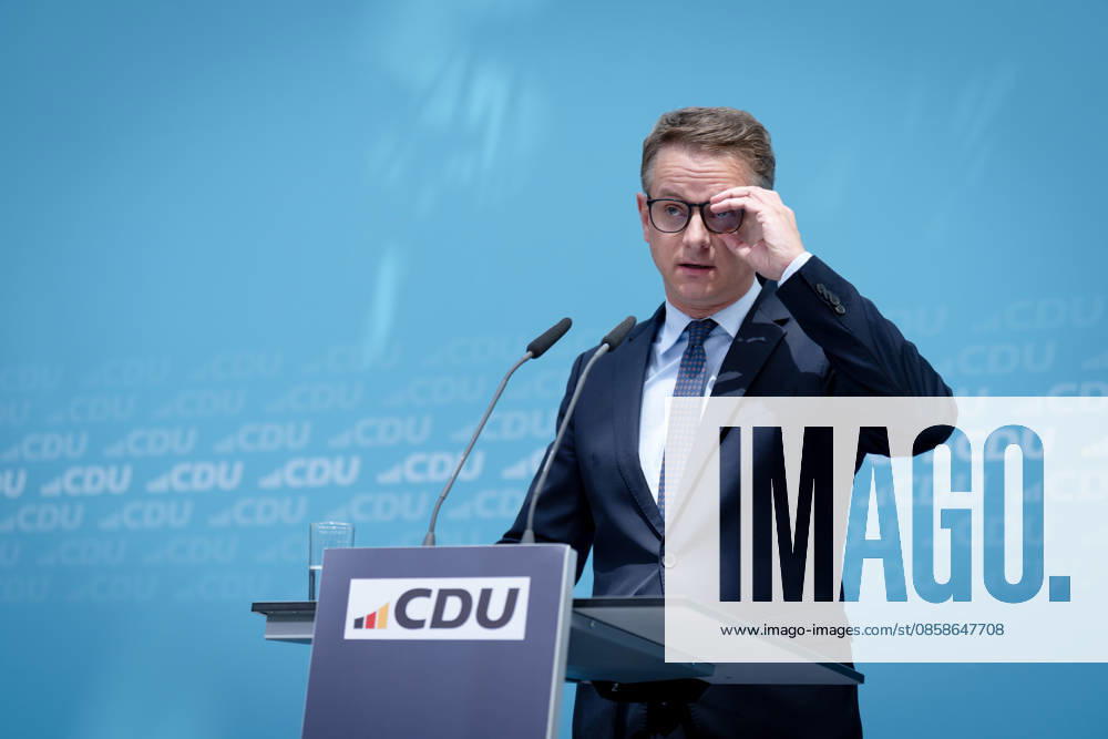 Berlin, Konrad-Adenauer-Haus, CDU Berlin, Generalsekretär, CDU, Carsten Linnemann Berlin Berlin GER