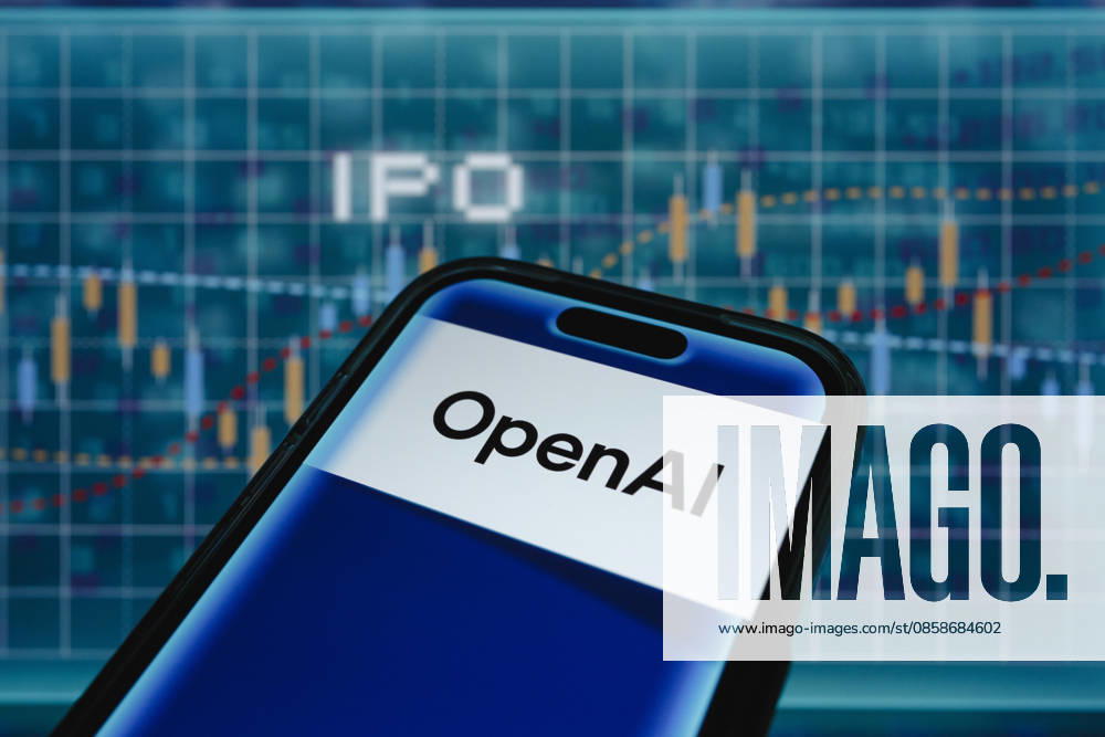OpenAI logo is displayed on a smartphone backdropped by visual representation of stock and line charts and the term IPO. OpenAI has confidentially filed for a U.S. initial public offering recently, the company said on Monday. Taichung Taiwan - ZUMAc217 20260609_zip_c217_003