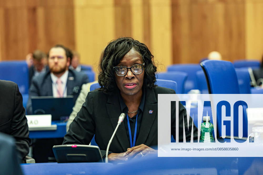 LAKIESHA HAWKINS, Acting Deputy Associate Administrator for NASAÃ¢â‚¬â ¢s Exploration Systems Development Mission Directorate, speaks during the opening day of the 69th session of COPUOS. HAWKINS discussed NASAÃ¢â‚¬â ¢s Artemis campaign, including the planned Artemis III and Artemis IV missions, highlighting international cooperation, the role of UNOOSA and future human exploration of the Moon. New York USA - ZUMAo116 20260610_znp_o116_008