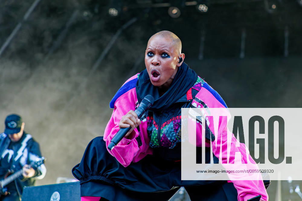 SKIN - lead vocalist of Alt Rock Band Skunk Anansie performing at Delamere Forest, Cheshire UK as part of the annual Forest Live summer concert series, Northwich United Kingdom - ZUMAp211 20260618_aap_p211_037