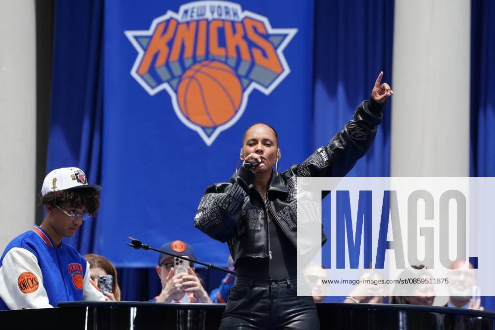 Egypt Daoud Dean, Alicia Keys at a public appearance for Knicks NBA Championship Ceremony, City Hall, New York, NY, June 18, 2026. Photo By: Kristin Callahan Everett Collection Knicks NBA Championship Ceremony PUBLICATIONXNOTxINxCANxCHNxFRAxITAxJPNxNORxPOLxRUSxESPxUKxUSA