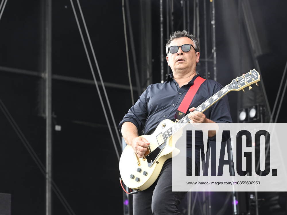 Singer and guitarist James Dean Bradfield of Manic Street Preachers performs during the music festival Metronome Prague, on June 20, 2026, in Prague, Czech Republic. (CTKxPhoto MichalxKrumphanzl) CTKPhotoP2026062004678 CTKPhotoP2026062004678