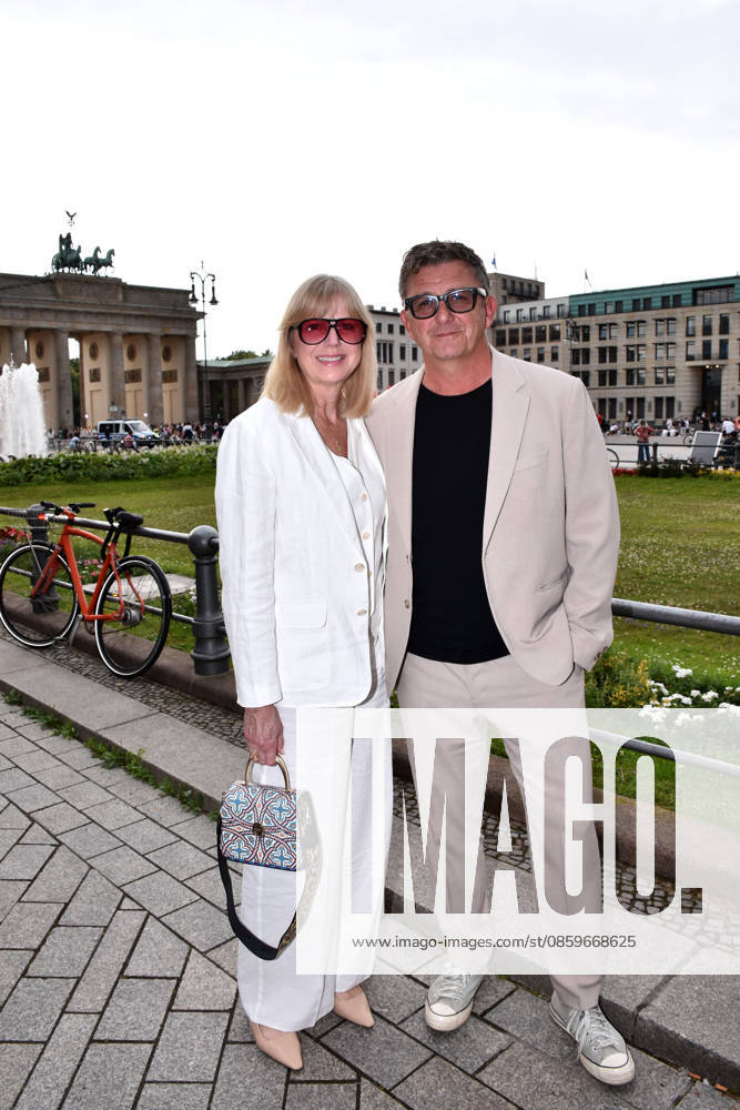 Hans Sigl and his wife Susanne Kemmler attend the Felix Burda Award ceremony on June 21, 2026 at the Axika in Berlin, Germany Felix Burda Award in Berlin