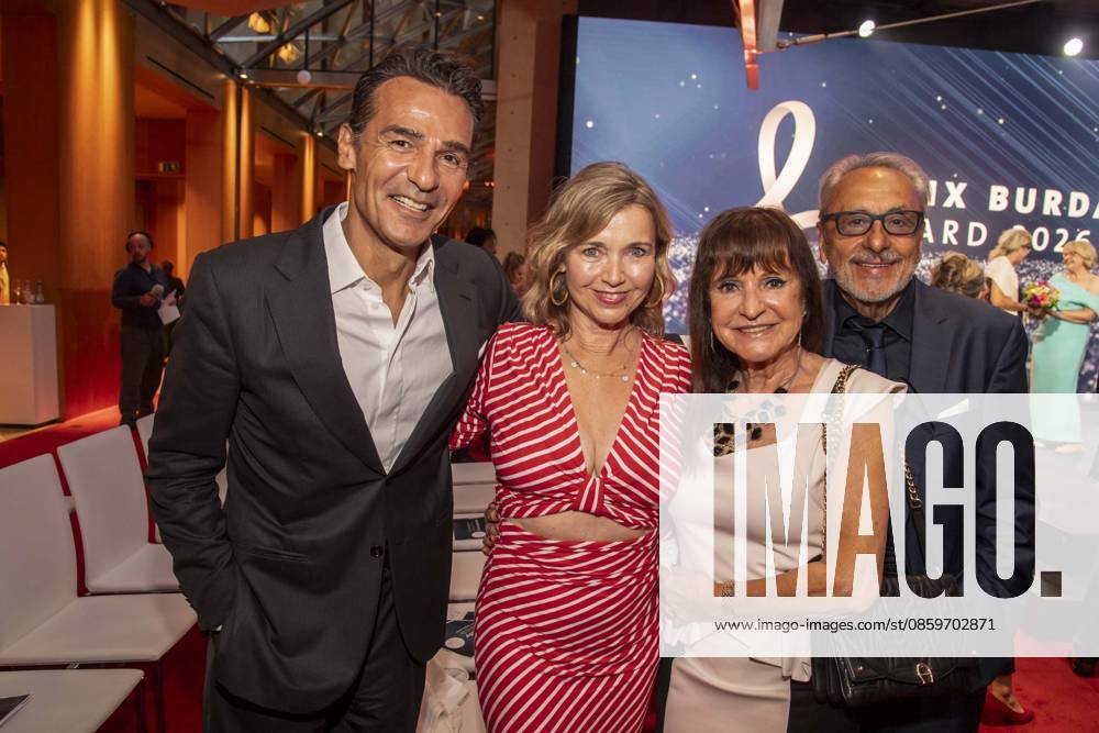 ABB BURDA- Erol Sander, Tina Ruland, Christine Stumph und Wolfgang Stumph zu Gast auf der Aftershow Party bei dem Felix Burda Award in der KAXICA am Brandenburger Tor am 21.06.2026 in Berlin Berlin Deutschland