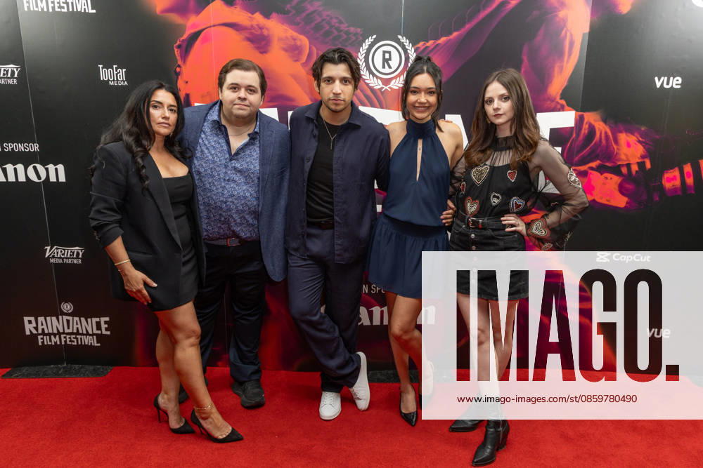 LUCKY WEEKEND Film World Premiere in London - 22 Jun 2026 (L-R), Marlene Vieira Leslie, Jesse Camacho, Kevin Alves, Alexa Barajas and Jessica Clement, attend the World Premiere of LUCKY WEEKEND at the 34th Raindance Festival at Vue Piccadilly, London. London United Kingdom