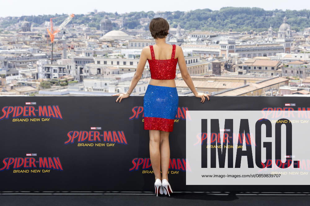 Zendaya beim Photocall zum Kinofilm Spider-Man: Brand New Day auf der Terasse vom Hotel de la Ville. Rom