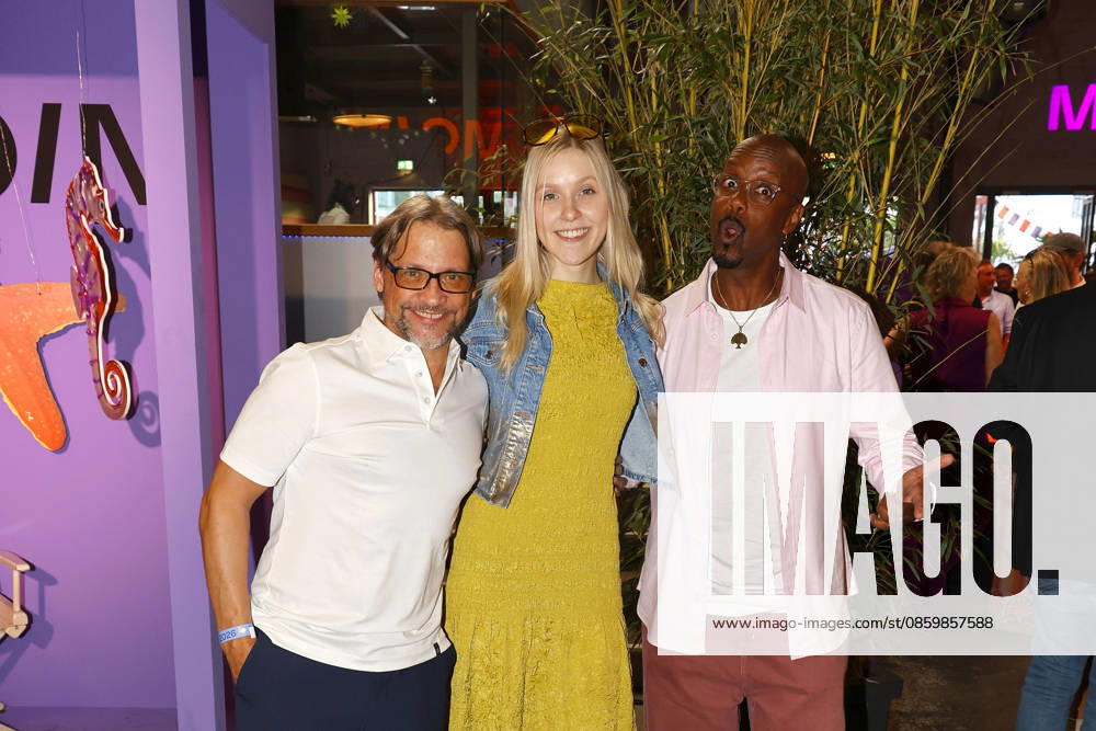 Patrick Bach, Lil Paulin und Yared Dibaba beim Moin Mittsommer Event der Filmfoerderung von Hamburg und Schleswig-Holstein am 23.06.2026 in Hamburg Patrick Bach, Lil Paulin and Yared Dibaba attend the Moin Mittsommer event at Kampnagel on June 23, 2026 in Hamburg, Germany Moin Mittsommer Event in Hamburg