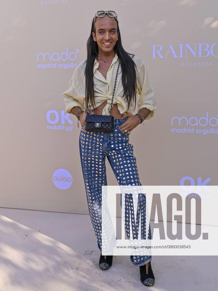 ALESS GUIBAJA attend the photocall for the new edition of DULCEIDA Ã¢â‚¬oe Rainbow Ã¢â‚¬Â as part of the official MADO 2026 program at Las Brasas del Mentidero on June 25, 2026, in Madrid, Spain. Madrid Spain - ZUMAc312 20260625_zsp_c312_044