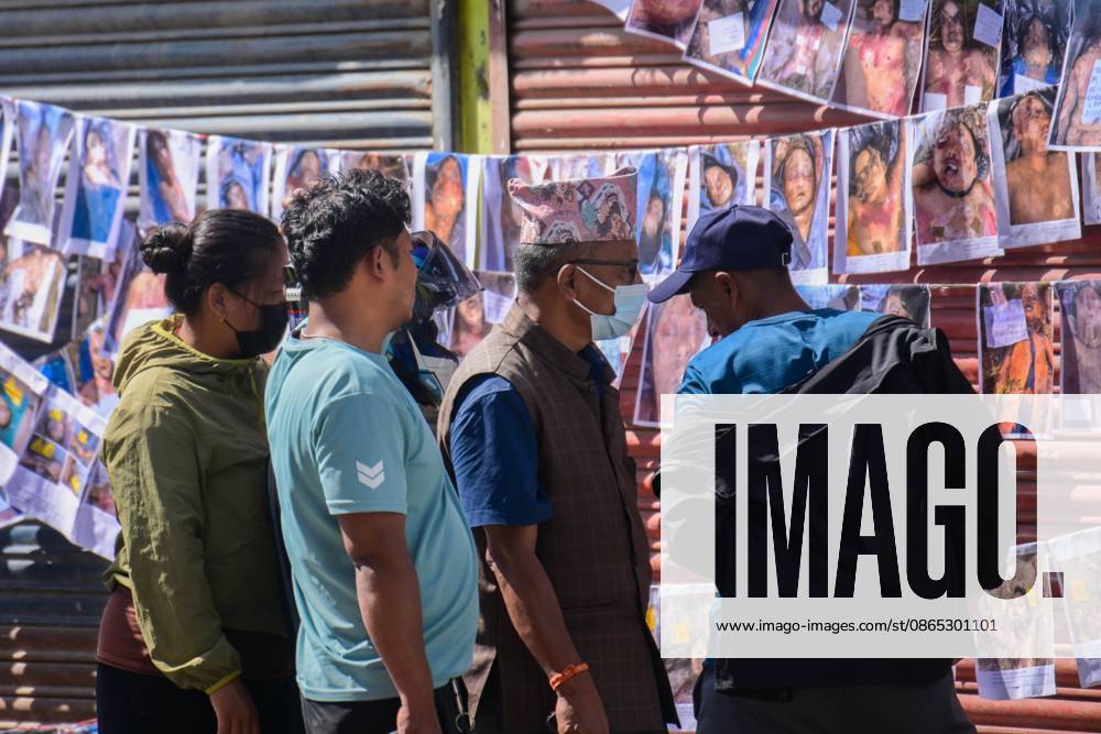 KATHMANDU, NEPAL, AUGUST 30, 2026: Relatives search for missing family members at Tribhuvan University Teaching Hospital in Kathmandu, four days after flash floods struck Rasuwa and Nuwakot districts near the Nepal-China border. Families post photographs of missing loved ones on walls and noticeboards and examine missing-person notices as search, rescue and identification efforts continue. The floods swept through communities before surging downstream along the Trishuli River, damaging homes and infrastructure and leaving families awaiting information about those still unaccounted for. Kathmandu Nepal - ZUMAq101 20260830_zna_q101_024
