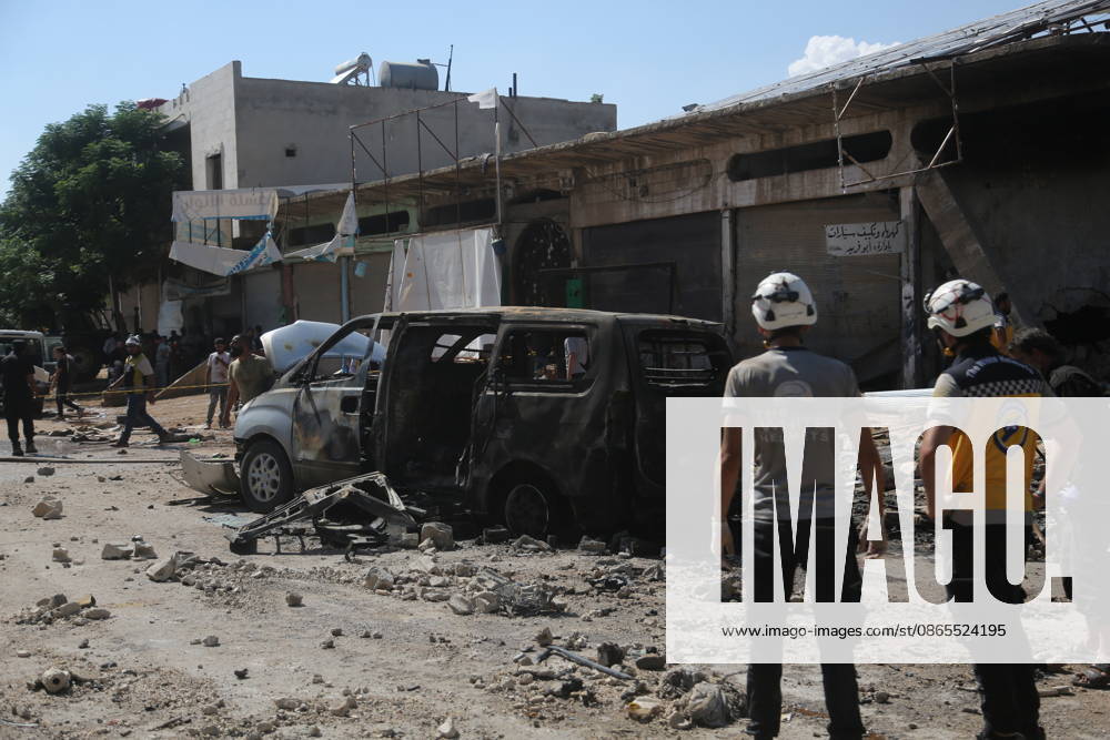 Explosion in Syria’s Idlib kills 5 IDLIB, SYRIA - SEPTEMBER 01: The explosion heavily damages nearby buildings and vehicles after an ammunition-laden vehicle explodes in Syria’s northwestern Idlib province, killing five people and injuring 10 others, according to initial reports, on September 01, 2026. Kasim Yusuf Anadolu Idlib Suriye. Editorial use only. Please get in touch for any other usage.