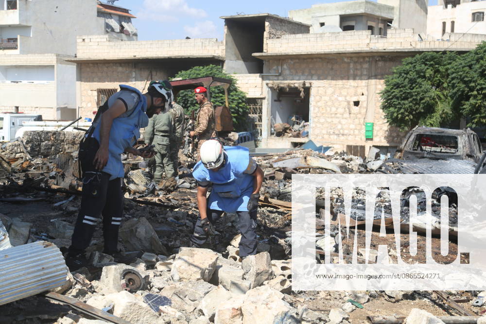 Explosion in Syria’s Idlib kills 5 IDLIB, SYRIA - SEPTEMBER 01: The explosion heavily damages nearby buildings and vehicles after an ammunition-laden vehicle explodes in Syria’s northwestern Idlib province, killing five people and injuring 10 others, according to initial reports, on September 01, 2026. Kasim Yusuf Anadolu Idlib Suriye. Editorial use only. Please get in touch for any other usage.