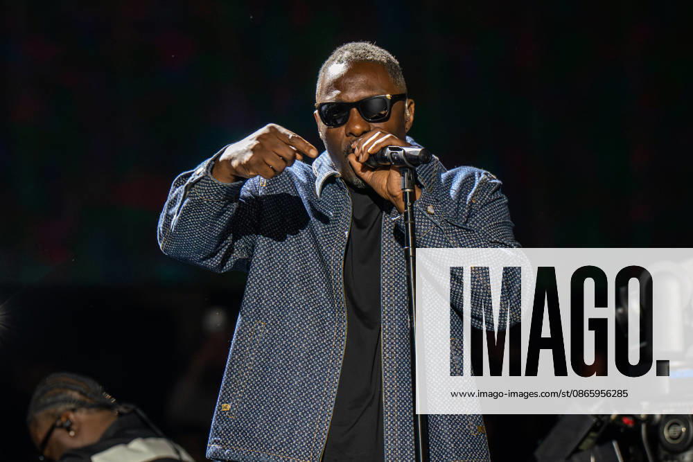 Night one of Jay-Z 30 Concert in London, UK - 4 Sept 2026 Idris Elba seen on stage as a special guest on the first night of Jay-Z 30 tour celebrating the 30th anniversary of his debut album Reasonable Doubt at Tottenham Hotspur Stadium. London United Kingdom