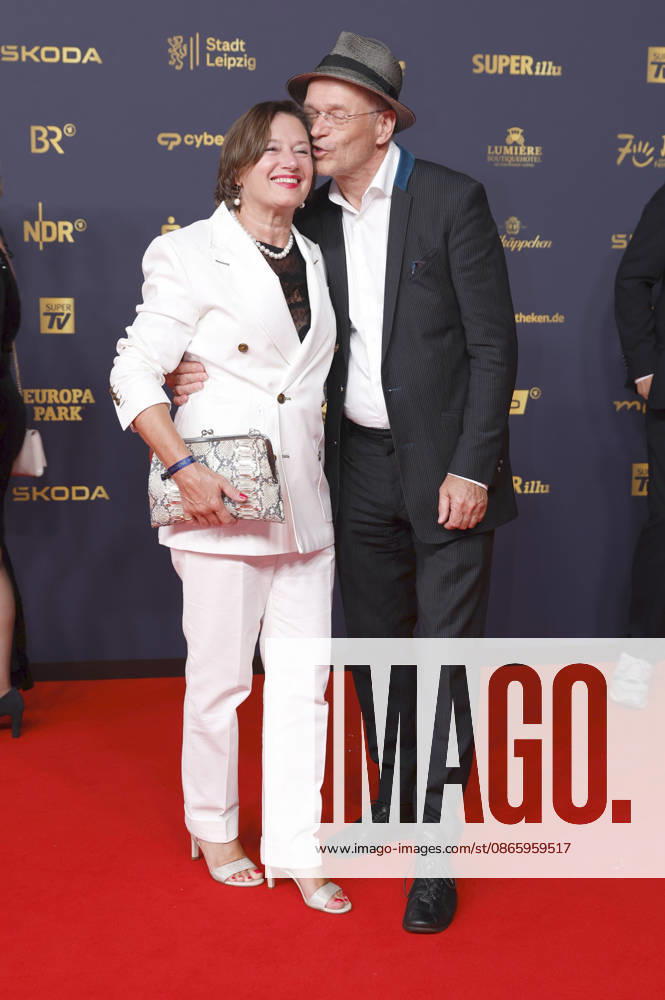 Regina Kortyka und Horst Günter Marx bei der 32. Verleihung der Goldenen Henne 2026 in der Leipziger Messe. Leipzig