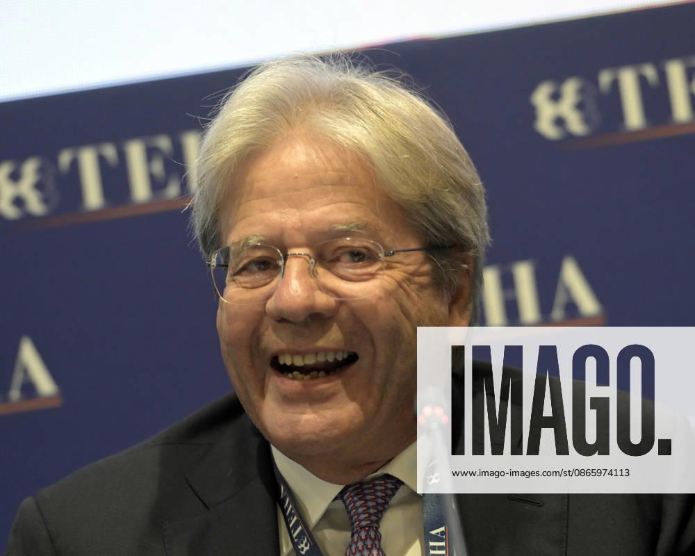 Photo by Mario Romano, IPP Cernobbio, Co., September 2, 2026, Ambrosetti Cernobbio THEA 2026; pictured: Paolo Gentiloni, Italy Photo Press World. Copyright Ambrosetti Cernobbio THEA 2026