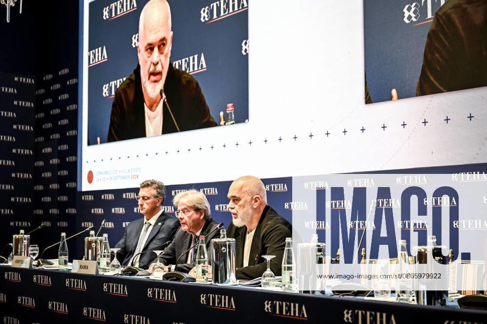 Andrej PlenkoviÃ¢â‚¬oÂß, Paolo Gentiloni, Edi Rama at the fifty-second edition of the Ambrosetti Forum The European House Ambrosetti THE SCENARIO OF TODAY AND TOMORROW FOR COMPETITIVE STRATEGIES, Villa d Este in Cernobbio 05 09 2026 Cernobbio Cernobbio Italy - ZUMAa289 20260905_zia_a289_441