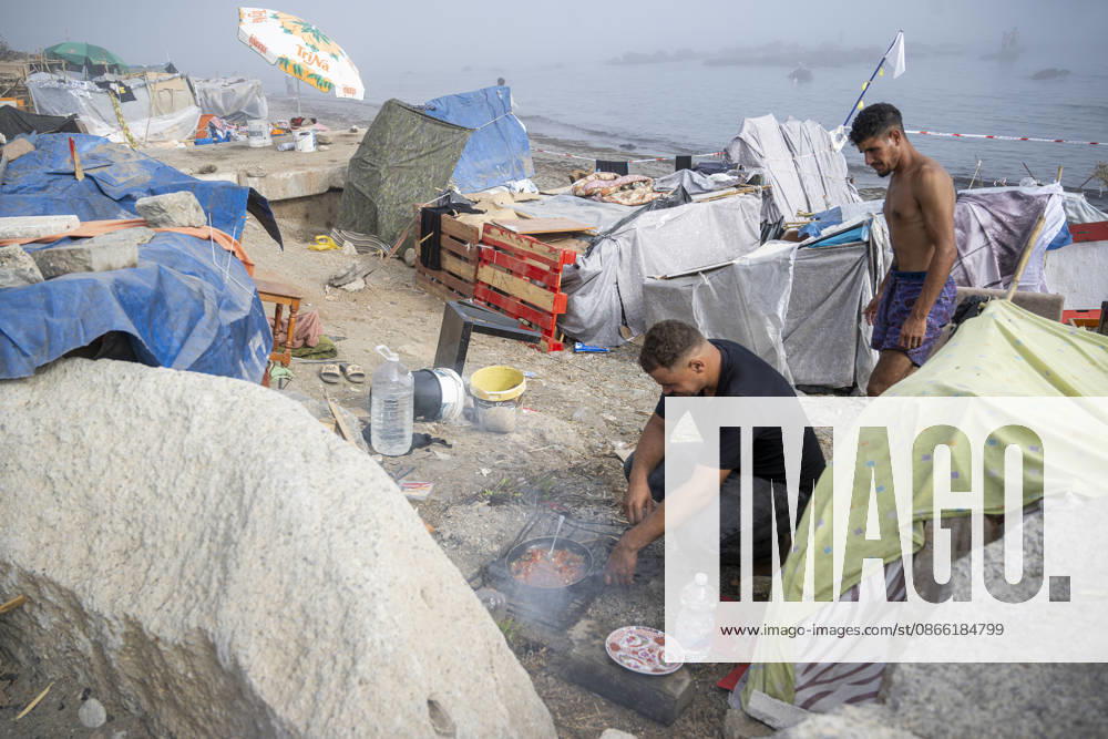 Settlements Continue on El Trampolín Beach Settlements on El Trampolín Beach, as of September 7, 2026, in Ceuta, Spain. Despite having been cleared, the camp on El Trampolín Beach resembles a makeshift city and remains occupied by people who continue to arrive in Ceuta. SEPTEMBER 7, 2026 Ceuta, Spain