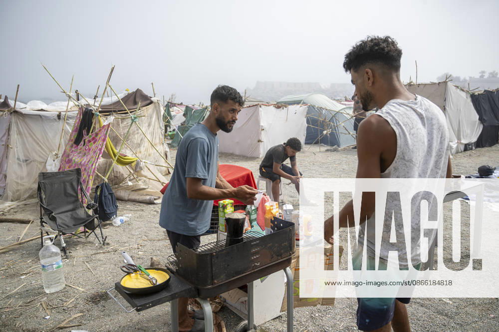 Settlements Continue on El Trampolín Beach Settlements on El Trampolín Beach, as of September 7, 2026, in Ceuta, Spain. Despite having been cleared, the camp on El Trampolín Beach resembles a makeshift city and remains occupied by people who continue to arrive in Ceuta. SEPTEMBER 7, 2026 Ceuta, Spain