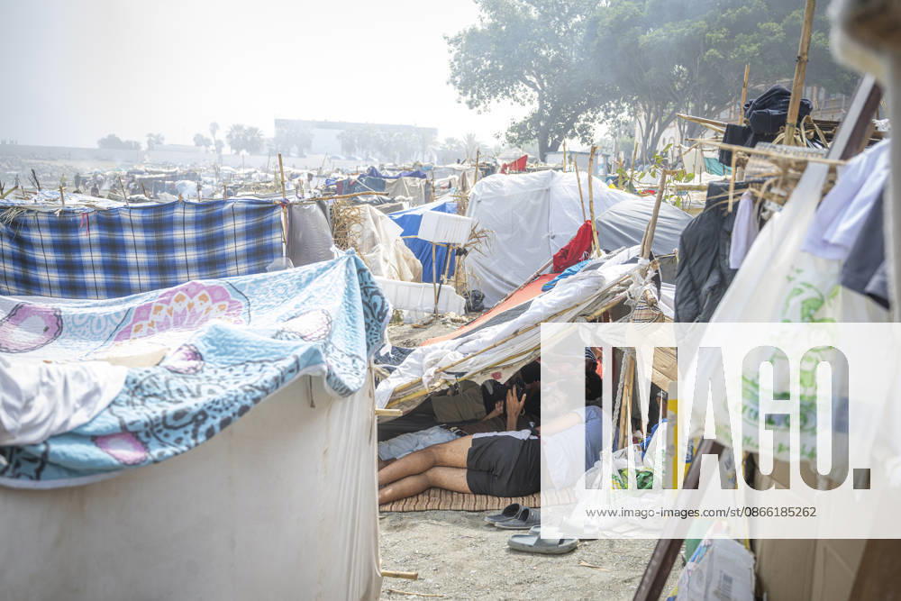 Settlements Continue on El Trampolín Beach Settlements on El Trampolín Beach, as of September 7, 2026, in Ceuta, Spain. Despite having been cleared, the camp on El Trampolín Beach resembles a makeshift city and remains occupied by people who continue to arrive in Ceuta. SEPTEMBER 7, 2026 Ceuta, Spain
