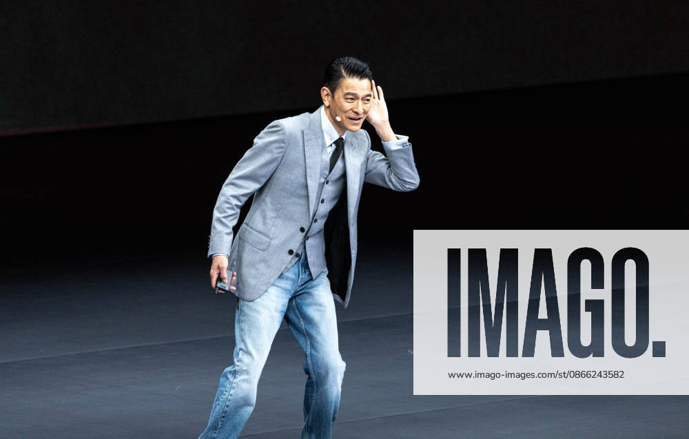 Andy Lau, brand ambassador for Huawei s Ultimate Design series, speaks at the launch event for the Huawei tri-fold Mate XT 2 on September 7, 2026 in Guangzhou, Guangdong Province of China. Huawei released its latest tri-fold smartphone featuring a new generation chip with improved performance.