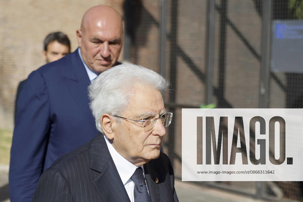 President of the Republic Sergio Mattarella and Minister of Defense Guido Crosetto. Commemorative ceremony on the occasion of the 83rd anniversary of the Defense of Rome at Porta San Paolo and the Parco della Resistenza on September 8, Rome, September 8, 2026. Rome ITALY - ZUMAa289 20260908_zia_a289_210