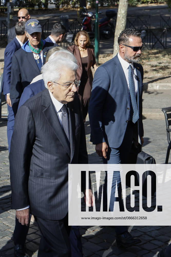 President of the Republic Sergio Mattarella, Commemorative Ceremony on the Occasion of the 83rd Anniversary of the Defense of Rome at Porta San Paolo and the Parco della Resistenza on September 8, Rome, 08 09 2026. Rome ITALY - ZUMAa289 20260908_zia_a289_224