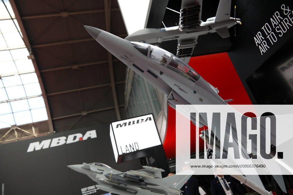 34th International Defense Industry Exhibition In Kielce A jet mock-up is displayed during the 34th International Defense Industry Exhibition at Targi Kielce in Kielce, Poland, on September 8, 2026. The International Defense Industry Exhibition (MSPO) is the largest defense fair in Central and Eastern Europe. During the event, representatives of state authorities, defense ministers, and delegations of military staffs meet, and the most modern defense systems, military technologies and military projects are presented. Kielce Poland