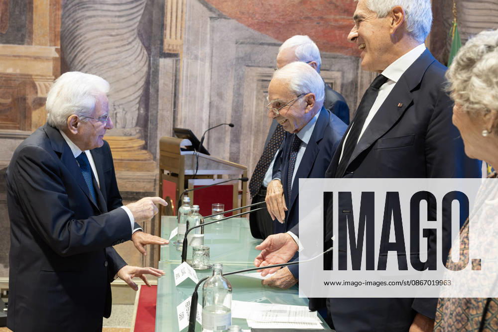 President of the Republic Sergio Mattarella speaks at the commemoration ceremony for President Emeritus Carlo Azeglio Ciampi, on the 10th anniversary of his death, Rome, 16 09 2026 Rome Italy - ZUMAa289 20260916_zia_a289_018