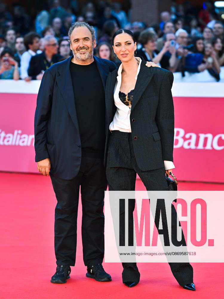IPA89723027 - Rome, 2026 Film Festival Night 3 Red Carpet for the film Je so Pazzo. Pictured: Salvatore Nastasi, Ema Stokholma