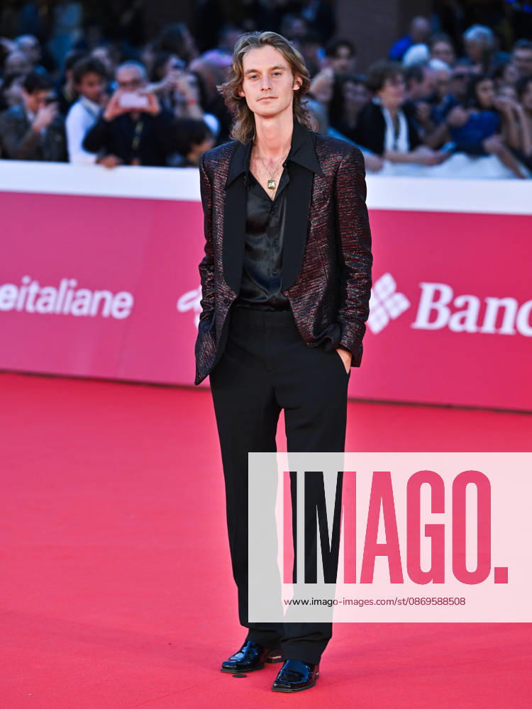 IPA89724396 - Rome, 2026 Film Festival Night 3 Red Carpet for the film Je so Pazzo. Pictured: Luca Chikovani