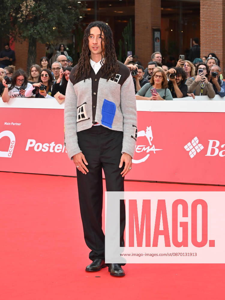 Italian rapper Ghali, attends the Red Carpet for the film A mare at the 2026 Rome Film Fest, held at the Auditorium Parco della Musica. Rome Italy - ZUMAs197 20261020_aaa_s197_272