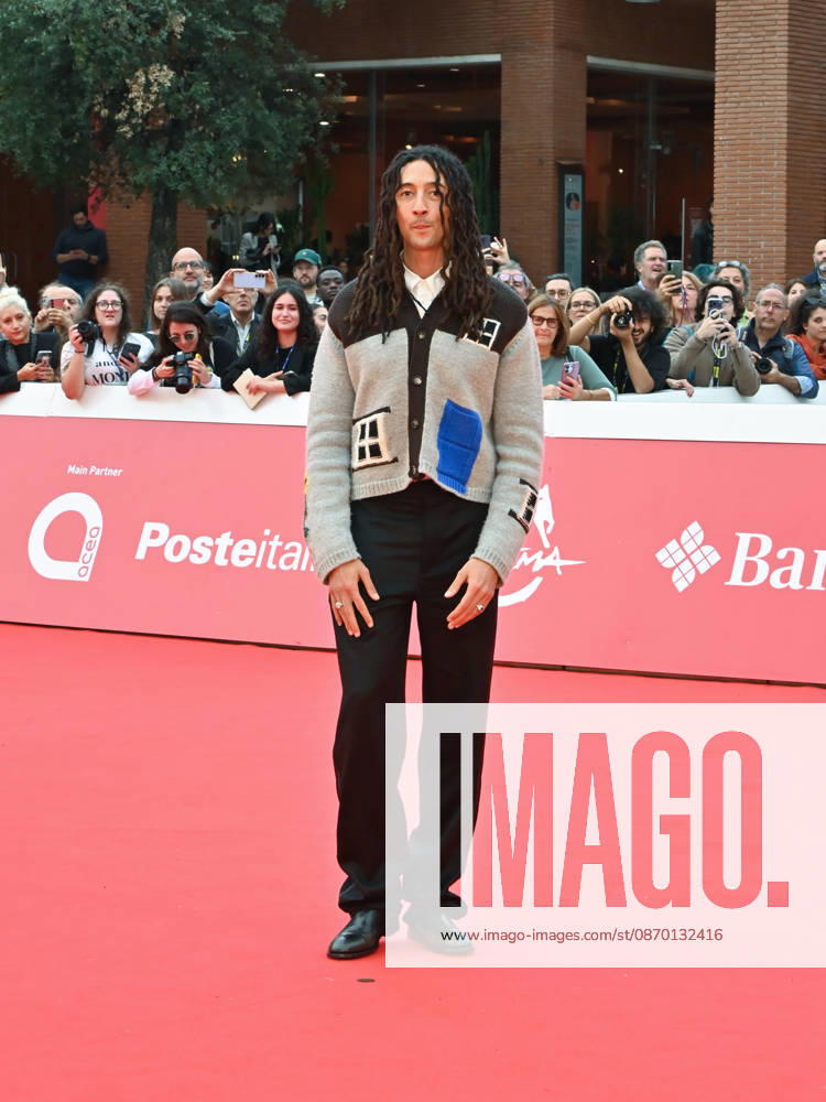 Italian rapper Ghali, attends the Red Carpet for the film A mare at the 2026 Rome Film Fest, held at the Auditorium Parco della Musica. Rome Italy - ZUMAs197 20261020_aaa_s197_273