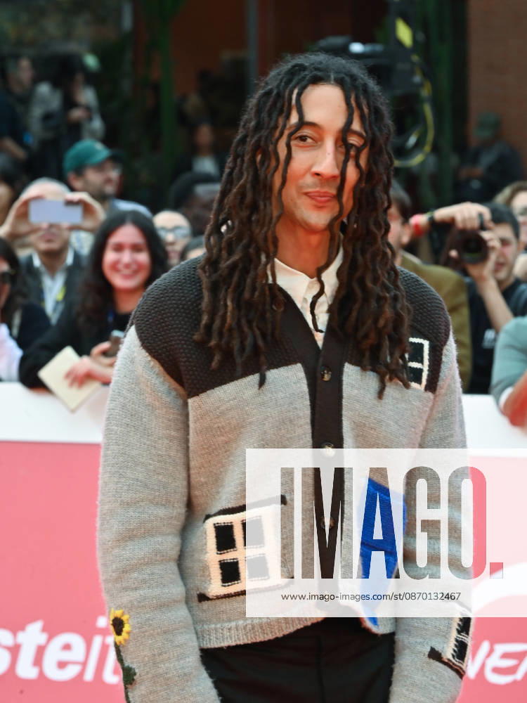 Italian rapper Ghali, attends the Red Carpet for the film A mare at the 2026 Rome Film Fest, held at the Auditorium Parco della Musica. Rome Italy - ZUMAs197 20261020_aaa_s197_275